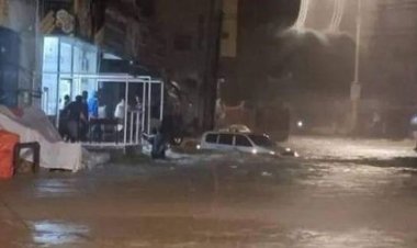 سيول تحاصر محيفيف بالمهرة والدفاع المدني يفشل بإنقاذ السكان