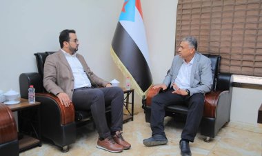 رئيس الهيئة الوطنية للإعلام الجنوبي يلتقي نائب محافظ العاصمة عدن.