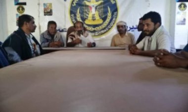 تنفيذية انتقالي عين بشبوة تناقش اخر القضايا والمستجدات في المديرية