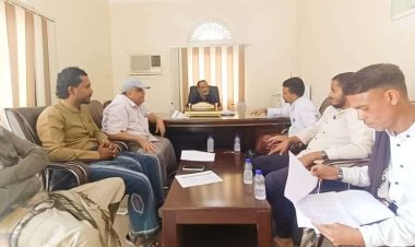 مدير عام بروم ميفع يلتقي بالفريق الهندسي في مشروع الإدارة المستدامة والجهات ذات العلاقة في المديرية