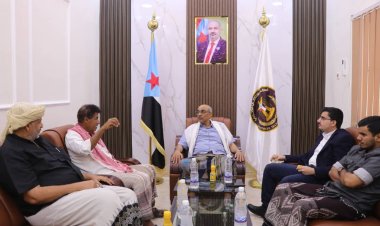 سعدان يلتقي رئيس القيادة المحلية للمجلس الانتقالي الجنوبي بمحافظة المهرة