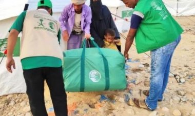 سلمان للإغاثة يقدم مساعدات لضحايا تيج في الريدة وقصيعر