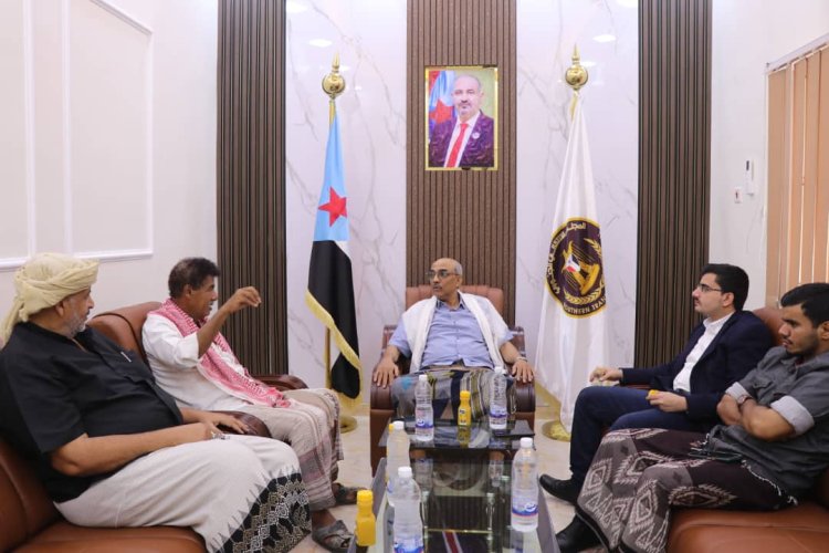 سعدان يلتقي رئيس القيادة المحلية للمجلس الانتقالي الجنوبي بمحافظة المهرة