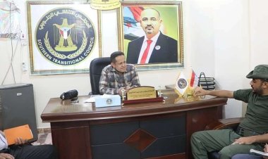 انتقالي لحج يطلع على الوضع الأمني بمديرية تبن