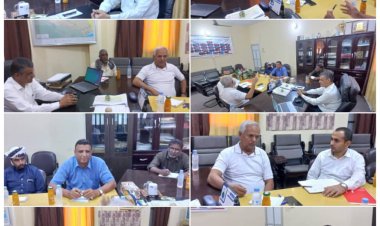 مدير عام  غيل باوزير يلتقي مدراء عدد من المصانع  بالمديرية ويطلع على مشكلات وتطلعات القطاع الخاص