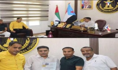 المجلس التنسيقي لمنظمات المجتمع المدني يكرم رئيس انتقالي حضرموت