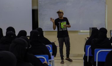 منسقية الانتقالي في كلية التمريض بجامعة حضرموت تنظم دورة تدريبية بعنوان (إعداد البحث العلمي)