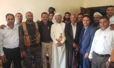 إجراء عملية التسليم والاستلام بين رئيسي نيابة الاستئناف الخلف والسلف بالضالع.