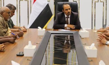 المحافظ بن ماضي يرأس اجتماعًا للجنة الإعداد لفعالية ذكرى مرور عام على فقيد حضرموت والوطن اللواء ركن سالم سعيد المنهالي.