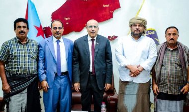 الكثيري يلتقي عضو اللجنة العسكرية العُليا ومساعد مدير كلية الشرطة بحضرموت