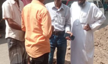 رئيس انتقالي صيرة يتفقد مشروع إعادة تأهيل شبكة المياه في الطويلة وحارة القاضي بالمديرية.