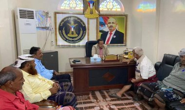 رئيس تنفيذية انتقالي لحج يلتقي مدير عام مكتب الخدمة المدنية بالمحافظة