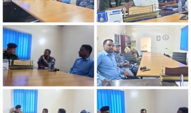 مدير أمن الشحر يلتقي بمدير  مكتب السياحة بالمديرية