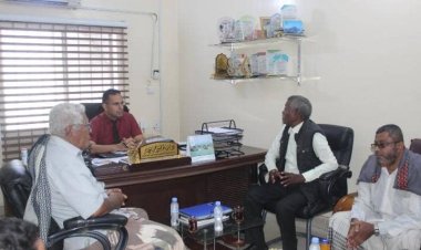 الدكتور باجابر يلتقي برئيس مؤسسة صح لحقوق الإنسان لمناقشة سبل التعاون المشتركة