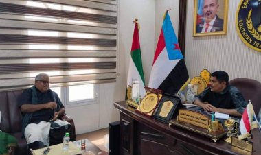 رئيس انتقالي حضرموت يطلع على أداء الهيئة التنفيذية في يبعث.