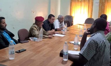 رئيس تنفيذية انتقالي الضالع يلتقي منسقي الصليب الأحمر الدولي بالمحافظة