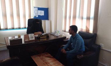 المدير العام المدير العام للإدارة العامة لبحوث التنمية والتدريب بساحل حضرموت يلتقي القائم بأعمال إدارة المخيمات في اليمن