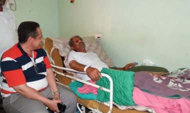 رئيس تنفيذية انتقالي لحج يطمئن على صحة المناضل عميران الجهوري