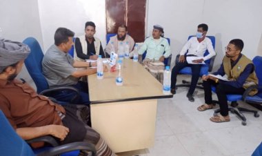 مدير عام رضوم يستقبل فريق من مؤسسة استجابة للأعمال الإنسانية والإغاثة مكتب حضرموت