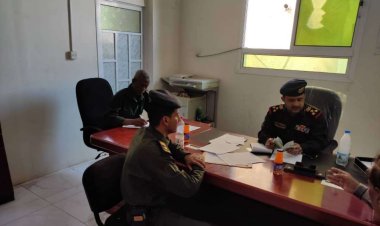 مدير عام صندوق التقاعد الأمني بوزارة الداخلية يلتقي مدير فرع الصندوق بمأرب اليمنية