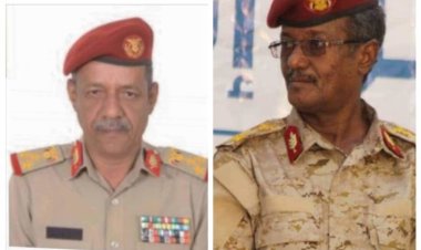 قائد الشرطه العسكرية يهنأ اللواء بارجاش بتعيينه قائد للمنطقه ونيلة ثقة القيادة السياسية والعسكرية