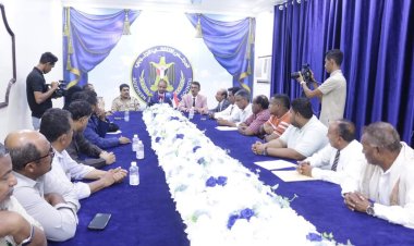 تنفيذية انتقالي حضرموت تلتقي الوزير الزعوري