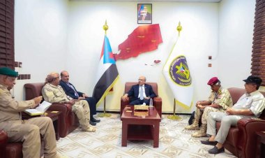 الكثيري يلتقي قيادة الهيئة العسكرية العُليا للجيش والأمن الجنوبي