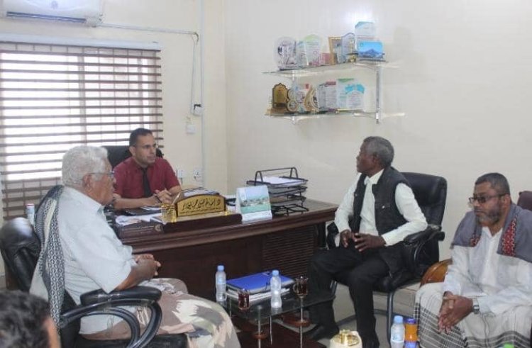 الدكتور باجابر يلتقي برئيس مؤسسة صح لحقوق الإنسان لمناقشة سبل التعاون المشتركة