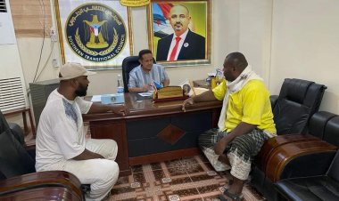 رئيس تنفيذية انتقالي لحج يلتقي قيادة اتحاد مصارعة الذراعين بالمحافظة