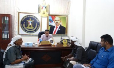 رئيس انتقالي لحج يطلع على أداء ونشاط مكتب الشهداء والجرحى بالمحافظة