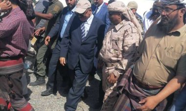 لحج.. مدير عام المضاربة والعارة  يستقبل الرئيس الزبيدي