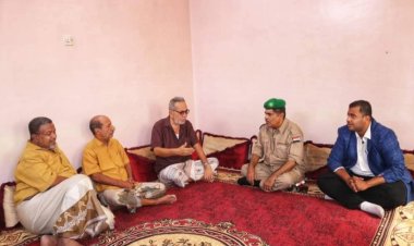 رئيس انتقالي حضرموت يزور أسرة الشهيد البطل عمر بازنبور في الذكرى العاشرة لاستشهاده