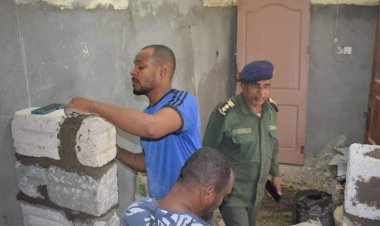 العقيد الشاطري يطلع على سير التجهيزات للمبنى الجديد للاتصالات بالإدارة العامة للأمن والشرطة بساحل حضرموت