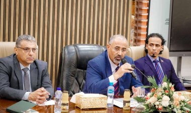 الرئيس الزُبيدي يرأس اجتماعا للمكتب التنفيذي للعاصمة عدن