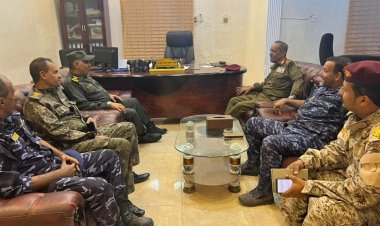 المدير العام لأمن وشرطة ساحل حضرموت يستقبل قائد قوات النخبة الحضرمية بالمنطقة العسكرية الثانية