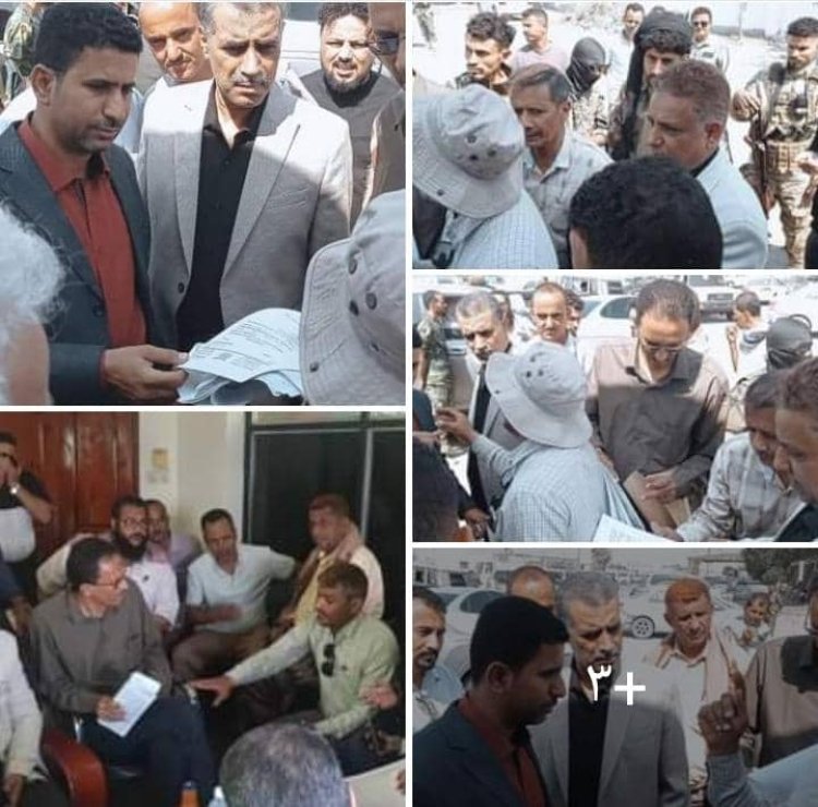 تنفيداً لتوجيهات النائب العام..  محامي عام الأموال ورئيس نيابة الأموال العامة ينفذان نزولاً ميدانياً للمنطقة الحرة وجمرك عدن