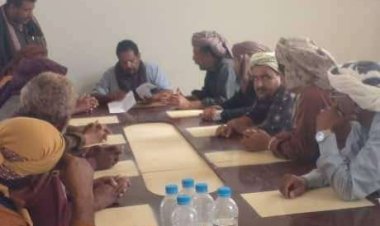 شبوة.. مدير مكتب الشؤون الاجتماعية والعمل بمديرية ميفعة يستقبل وفد من ابناء صعيد باقادر