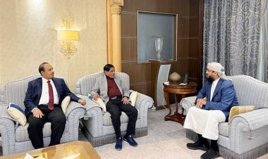 عضوا مجلس القيادة الرئاسي البحسني والمحرمي يبحثان مع محافظ حضرموت أوضاع المحافظة وحقوقها