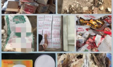 هيئة المواصفات والمقاييس ترفض وتتلف منتجات مخالفة متنوعة في عدن