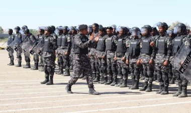 حرس المنشآت الحكومية تختتم العام التدريبي 2023م بعرض عسكري مهيب