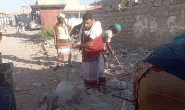 أبين.. تدشين حملة نظافة للعام الجديد 2024م في مديرية أحور