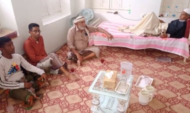 رئيس إنتقالي غيل باوزير يطمئن على صحة مدير الإدارة السياسية بالهيئة العميد ركن/ علي عبدالله بامعيبد