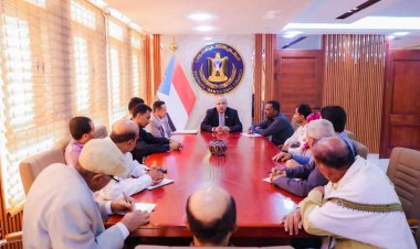 الكثيري يلتقي الهيئة التنفيذية للمجلس الانتقالي بمحافظة لحج