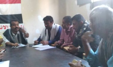 الهيئة التتفيذية للمجلس الانتقالي الجنوبي بطورالباحة تقف أمام أوضاع المديرية