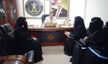 الحالمي يلتقي رئيس مركز المرأة للبحوث والدراسات بجامعة لحج