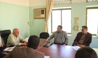 رئيس تنفيذية انتقالي شبوة يطلع على سير عمل مؤسسة المياه والصرف الصحي بعتق