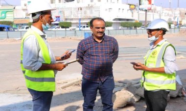 الزهري يتفقد مشاريع تحسين واجهة المدينة بخورمكسر