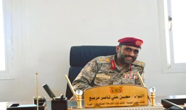 قائد محور الغيضة يترأس اجتماعاً موسعاً لقيادة المحور