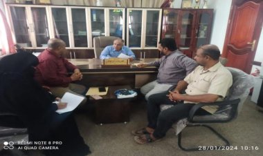 لقاء بتربية لحج يناقش الجدول التدريبي للتغذية المدرسية المثالية لمدارس الحبيلين