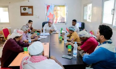 تنفيذية انتقالي غيل باوزير تناقش التحضيرات للمشاركة  في المليونية التضامنية مع النخبة